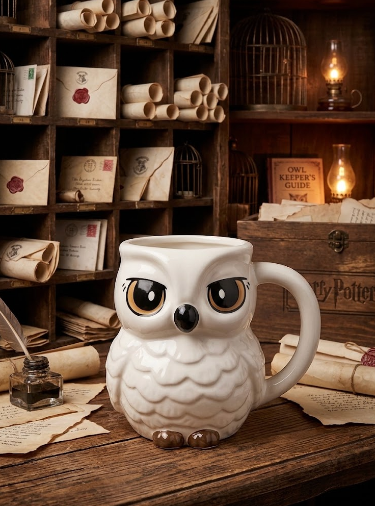 Mug 3D Lechuza Hedwig